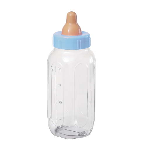 Blue Plastic Baby Bottle Bank, 1ct, Way To Celebrate