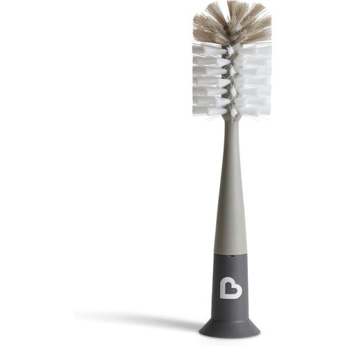 Munchkin® Bristle™ Bottle Brush, Modern Design, Grey