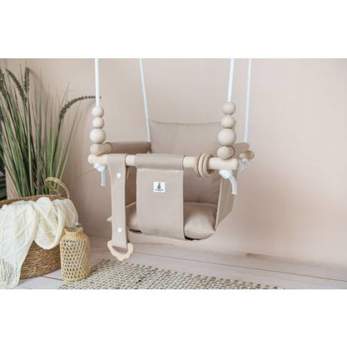 BEIGE CAPPUCCINO Indoor Baby Montessori Swing Toddler Swing  - Etsy
