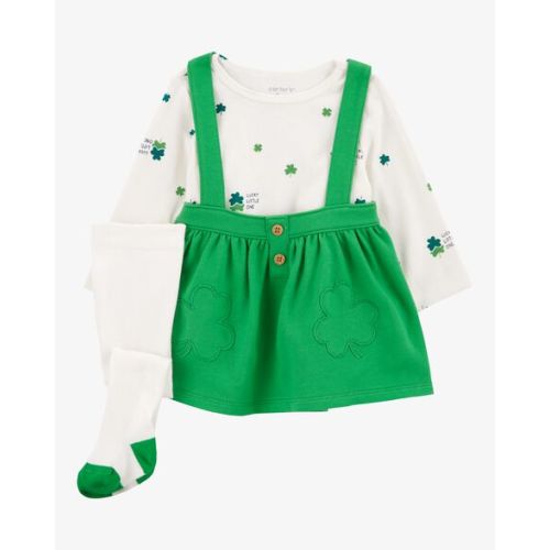 Baby 3-Piece St. Patrick's Day Print Jumper Set | Carter's