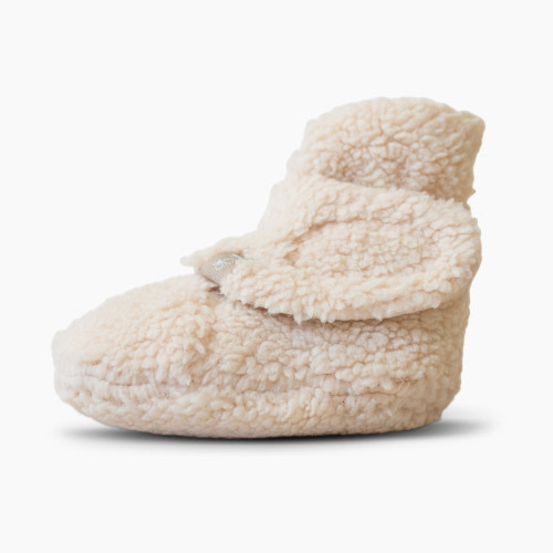 Goumi Kids x Babylist Fleece Baby Boots - Oat, 0-3 M