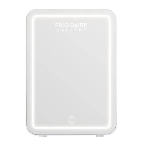 Frigidaire Gallery 9 Can Beauty Lighted Mirror Fridge - White