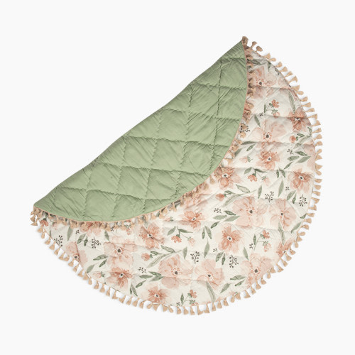 Crane Baby Cotton Quilted Playmat - Parker Floral