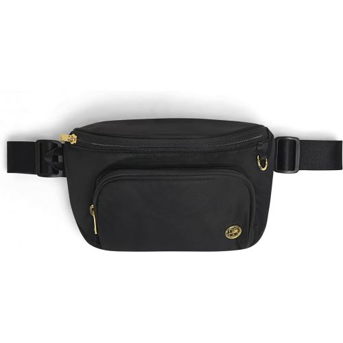 HUGGIES Unisex-Adult Diaper Waistpack Crossbody Bag (Black)