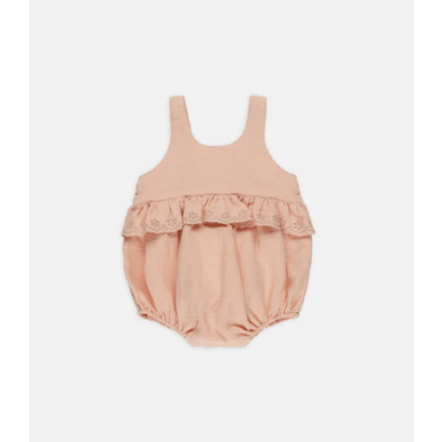 Penny Romper || Melon | 0-3 months