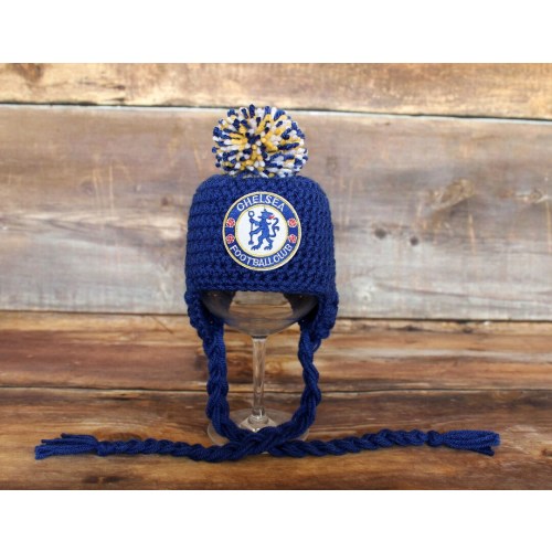 Chelsea Football Club Stocking Hat - Newborn to Child Baby Toddler infant beanie soccer knit twins