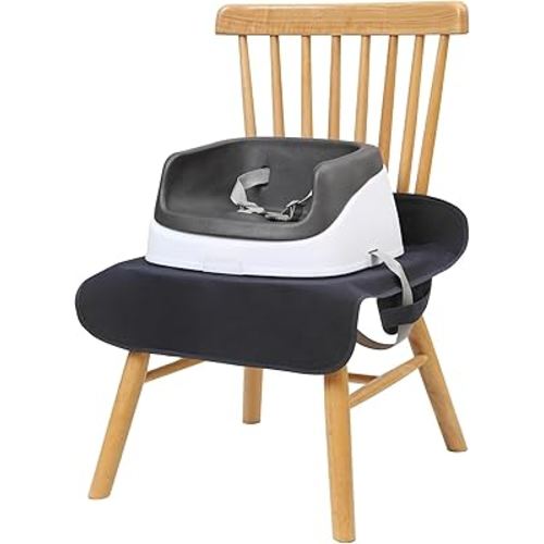 Extra Large Booster Chair Cover, WOMUMON Dining Chair Seat Protector Cover for Booster Seat, Non-Slip Backing, Waterproof, Oil-Proof and Stain-Proof, Easy to Wipe Clean