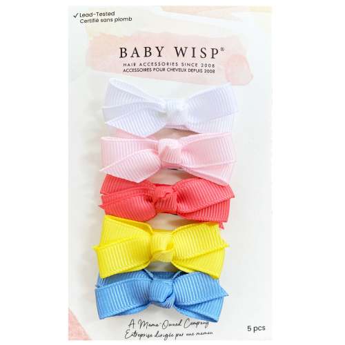 5 Small Snap Clips Chelsea Boutique Bow Collection - Sea La Vie