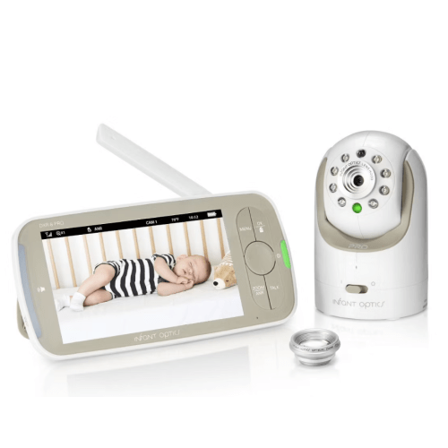 Infant Optics Digital Video Monitor DXR-8 Pro: High-Definition 5" Screen, Interchangeable Lens, 2-Way Talk Feature
