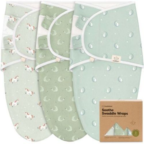 3pk Soothe Baby Swaddle 0-6 Months, Organic Baby Swaddle Sleep Sacks, Newborn, Infant Swaddle Sack