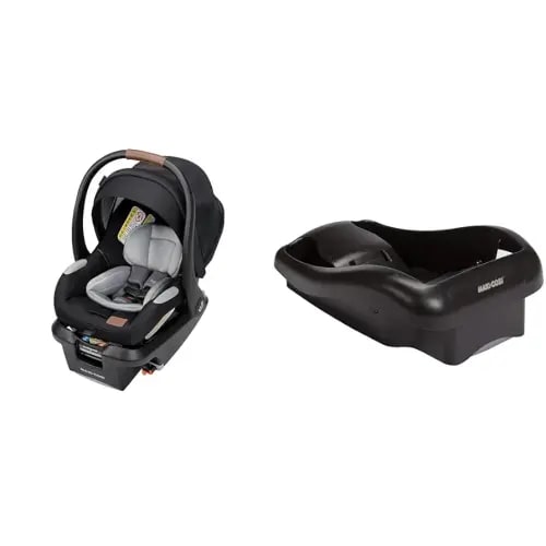 Maxi-Cosi's MicoTM Luxe+ Infant Car Seat with Base and Carrier Functionality Bundle with Additional Mico 30 Infant Car Seat Base