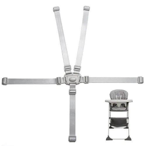High Chair Straps Replacement Compatible with Graco - 5 Point Harness Straps for High Chair, Straps Length Adjustable Highchair Strap, Easy to Install Straps Belt, High Chair Accessories