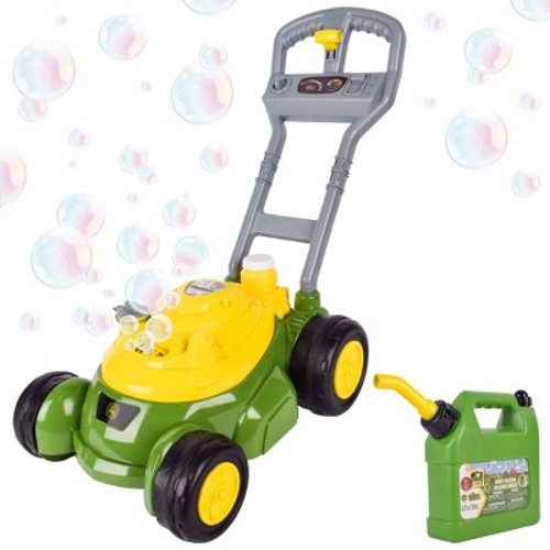 John Deere Bubble N Go Mower with Refill Gas Can - 24oz