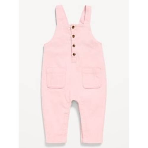 Fleece Button-Front Overalls for Baby | Old Navy