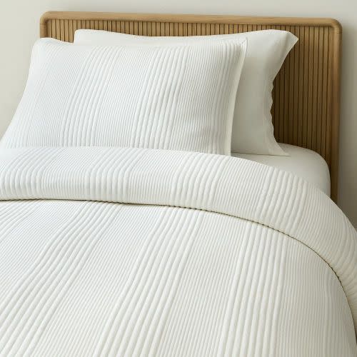 Cotton Cloud Jersey Duvet Cover (Twin, White)