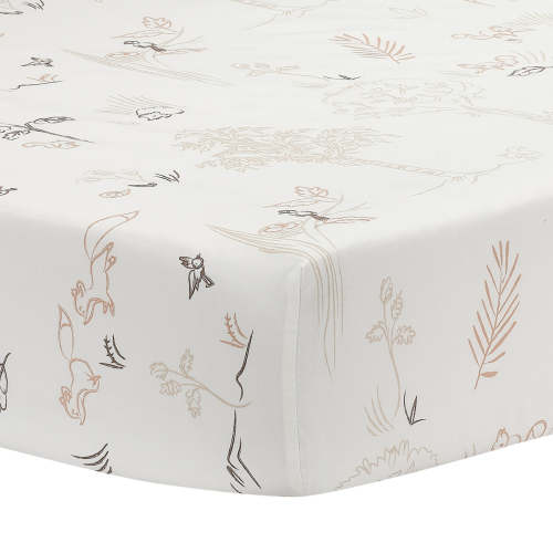Treetop Fox Woodland Breathable Cotton Fitted Crib/Toddler Sheet – Lambs & Ivy
