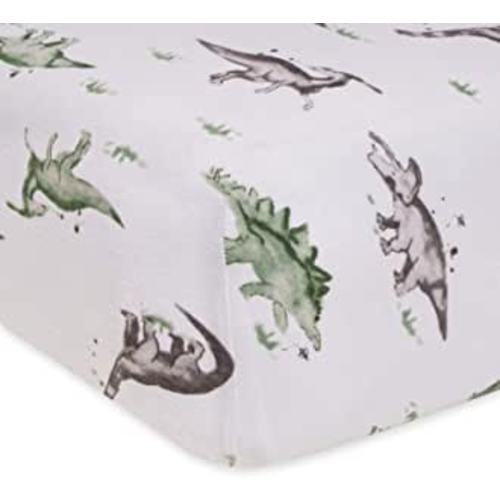 Burt's Bees Baby - Fitted Crib Sheet, 100% Organic Cotton