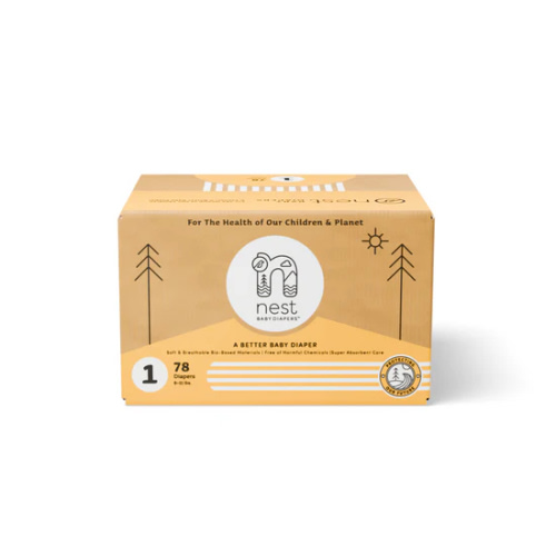 Shop Eco-Friendly Baby Diapers & Training Pants | "NEW" Nest Baby Diapers - Size 1