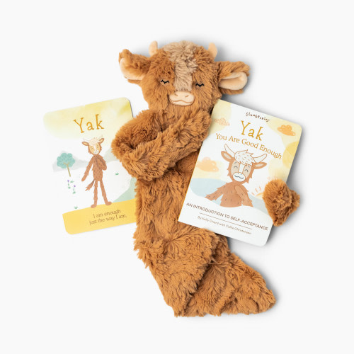 Slumberkins, Inc. Plush Snuggler & Book Bundle - Yak's Self Acceptance