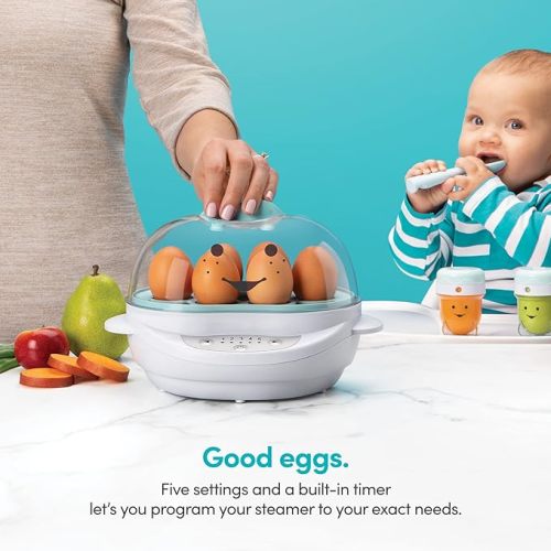 nutribullet Baby BSR-0801N Turbo Food Steamer - White - 10.63 x 7.21 x 7.56 inches