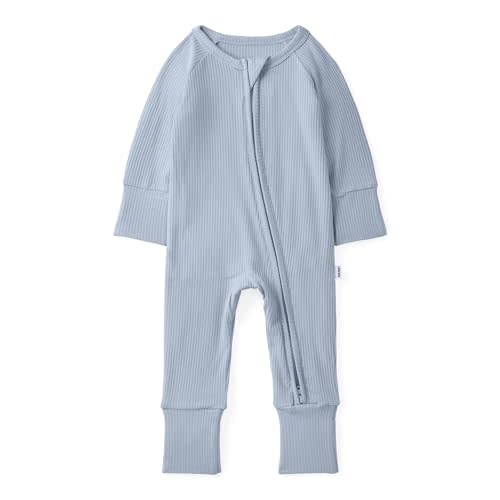 Little Sleepies Newborn Pajamas, Viscose from Bamboo Baby Pajamas, Boys & Girls Preemie & Newborn Sleepers, 2-Way Zipper PJs