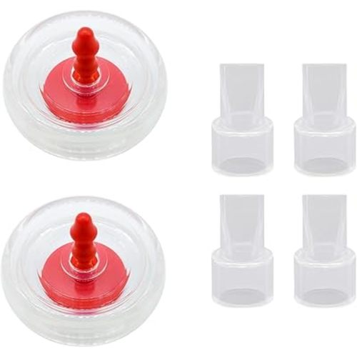 Manual Breast Pumps Parts Silicone Diaphragm&Duckbill Valve Compatible with Lansinoh Breast Pumps Replace Lansinoh Pump Parts/Accessories Use with Manual