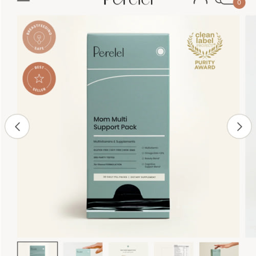 Postnatal Vitamins - Postpartum Support Pack | Perelel