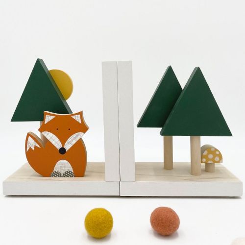 Maple Shade Kids Woodland Fox & Tree Bookends