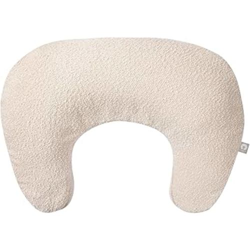 Boppy Nursing Pillow - Ergonomic Bottle & Breastfeeding Pillow with High, Firm, Large Area, Water-Repellent Cushion with Washable Cover; Baby Safety Alliance Verified - Oatmeal Boucle