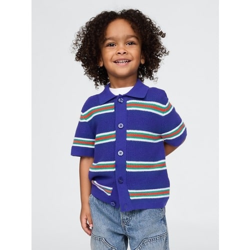 Baby & Toddler Crochet Cabana Shirt