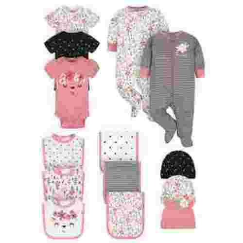 Gerber Baby Girl Clothes Gift, 14-Piece Outfit Set (Newborn – 3/6 Months)