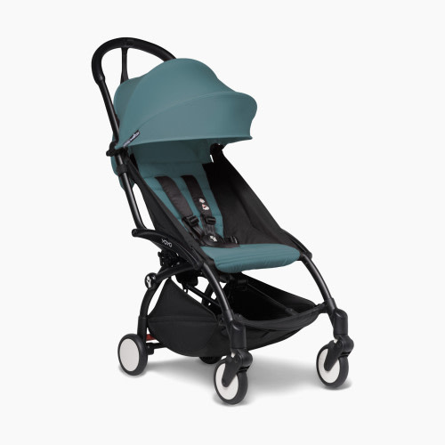 Babyzen YOYO2 Stroller Bundle - Black Frame/Aqua Color Pack