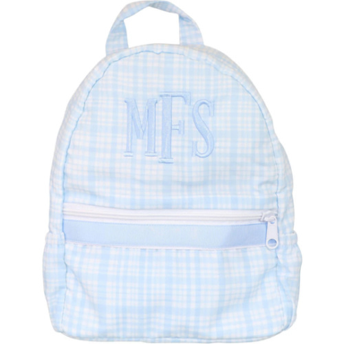 Blue Plaid Backpack – Cecil & Lou