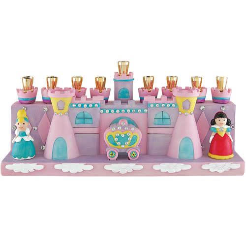 Pink Princess Castle Menorah