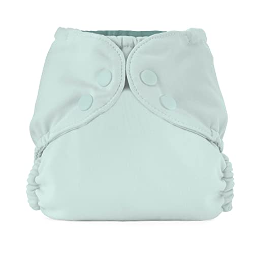 Esembly Cloth Diaper Outer, Swim and Waterproof Cloth Diaper Cover, Leak-Proof and Breathable Layer, Reusable with Snap Closure - Size 1 (7-17lbs), Mist