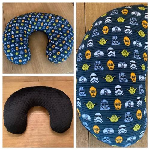 Handmade Boppy Pillow Cover Star Wars Minky FREE SHIPPING Baby Gift