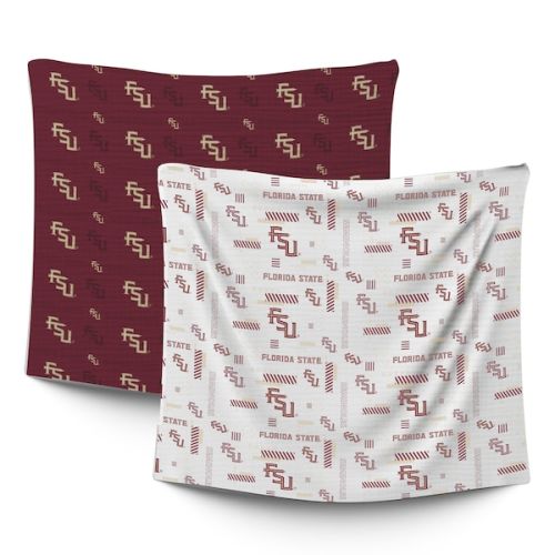 Florida State Seminoles Pegasus Infant 47" x 47" Home & Away Two-Piece Muslin Blanket Set