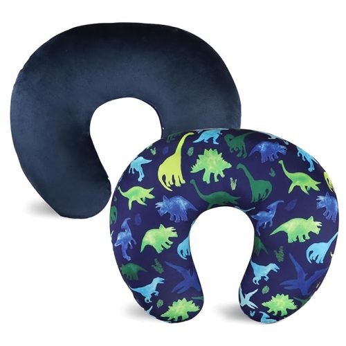 Nursing Cover 1 Pack, Stretchy Removable Breastfeeding Pillow Cover, Ultra Soft Snug Fits On Newborn Feeding Pillow Case for Baby Girls/Boys, Dinosaur