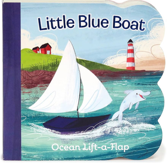 Little Blue Boat Chunky Lift-a-Flap Board Book (Babies Love)