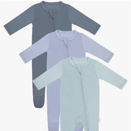 RRP Unisex Baby Footies Pajamas,Rayon Derived From Bamboo,Buttery Soft Sleep 'N Play PJs,2-Way Zipper Closure,0-18 Months