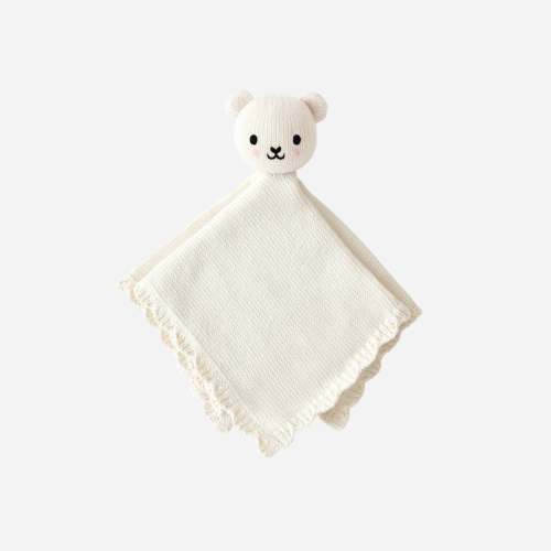 Knit Organic Cotton Baby Polar Bear Lovey