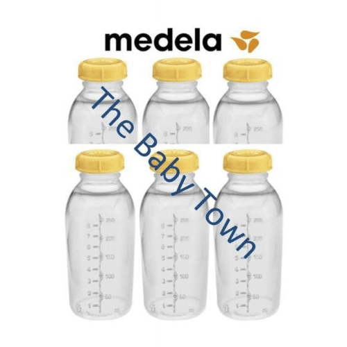 NEW Medela Baby Bottles Breast Milk Bottle With Lids 8oz 250ml 87150s BPA FREE (6 Pack)