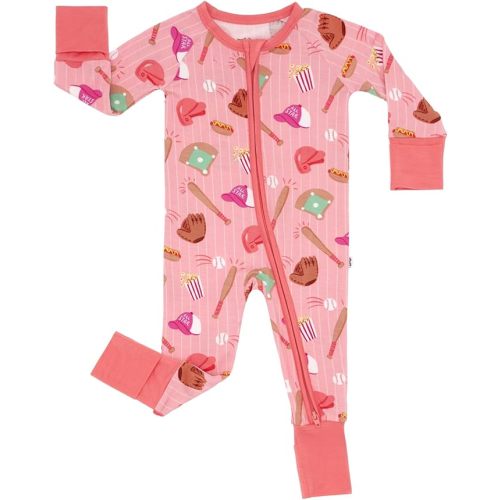 Little Sleepies Pajamas for Baby Boys & Girls, Viscose from Bamboo Baby Pajamas, Preemie & Newborn Sleepers, 2-Way Zipper PJs