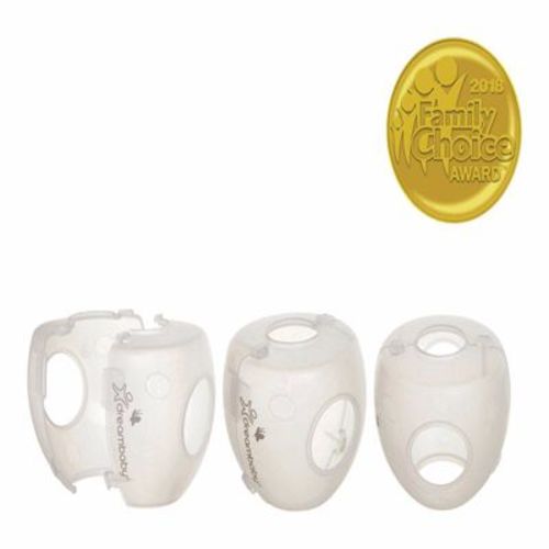 Dreambaby Ezy-fit Clear Plastic Door Knob Covers 3 Pk