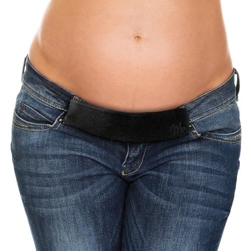 Maternity Belly Band | Waistband Pants Extender Belt | Adjustable Stretch & Support for Pregnancy & Postpartum Stages