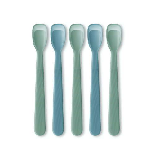 NUK Infant Rest Easy Soft Tip Baby Feeding Spoons, 5 Pack