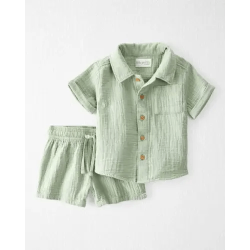 Baby 2-Piece Organic Cotton Gauze Set - Little Planet | Carter's