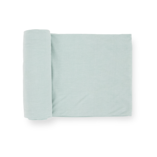 Stretch Knit Swaddle Blanket - Frost Green