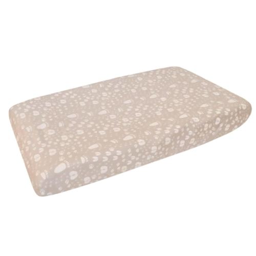 Copper Pearl Premium Knit Changing Pad Cover : Soft, Stylish, and Universal Fit for All Standard Diaper Changing Pads, Trendy Design Changing Pad Covers, Tracker