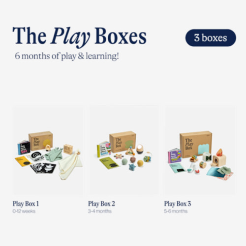 Lalo The Play Box 0-6 Month Collection (3-Box Bundle)